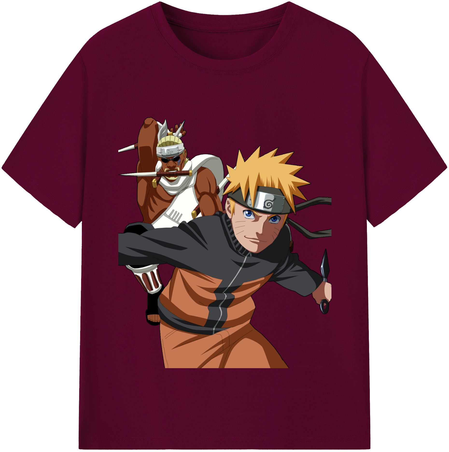 （画像用） NARUTO -ナルト- うずまき ナルト Uzumaki Naruto レディースカジュアルプリントTシャツ（綿100％）